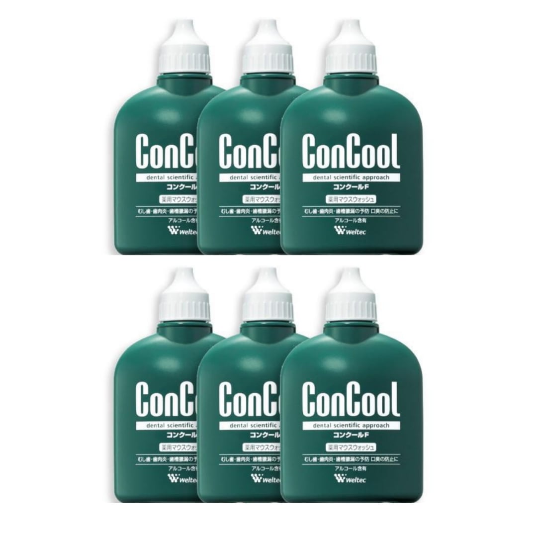 マウスウォッシュ　ウエルテック 液体 コンクールＦ 100ｍｌ×6本 医薬部外品