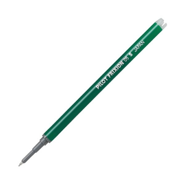 （まとめ） パイロットゲルインキボールペン フリクションシナジーノック・ポイントノックビズ用替芯 極細0.5mm グリーン LFRF-15-G1セット（10本） (×5セ...