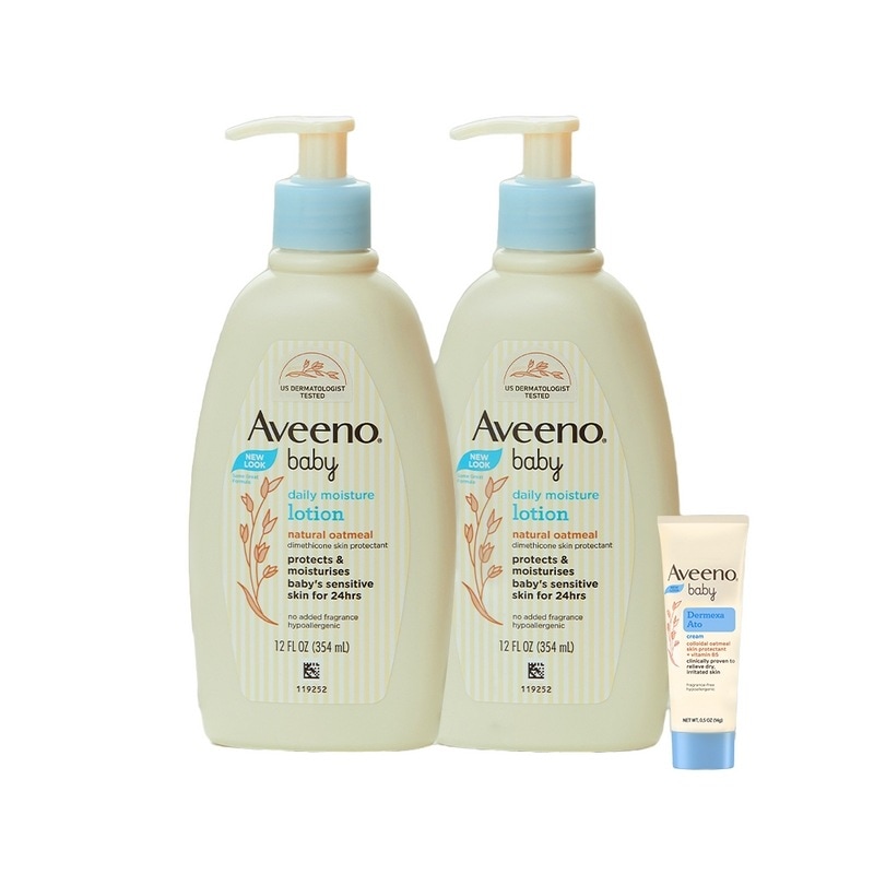 アビノベビーデイリーモイスチャローション354mL2個（+ダーメキサクリーム14gプレゼント）