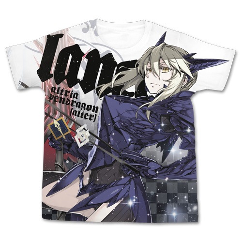 Fate/Grand Order ランサー/アルトリア・ペンドラゴン(オルタ) フルグラフィックTシャツ XL 【 服 トップス Fate/stay night カットソー FGO 】