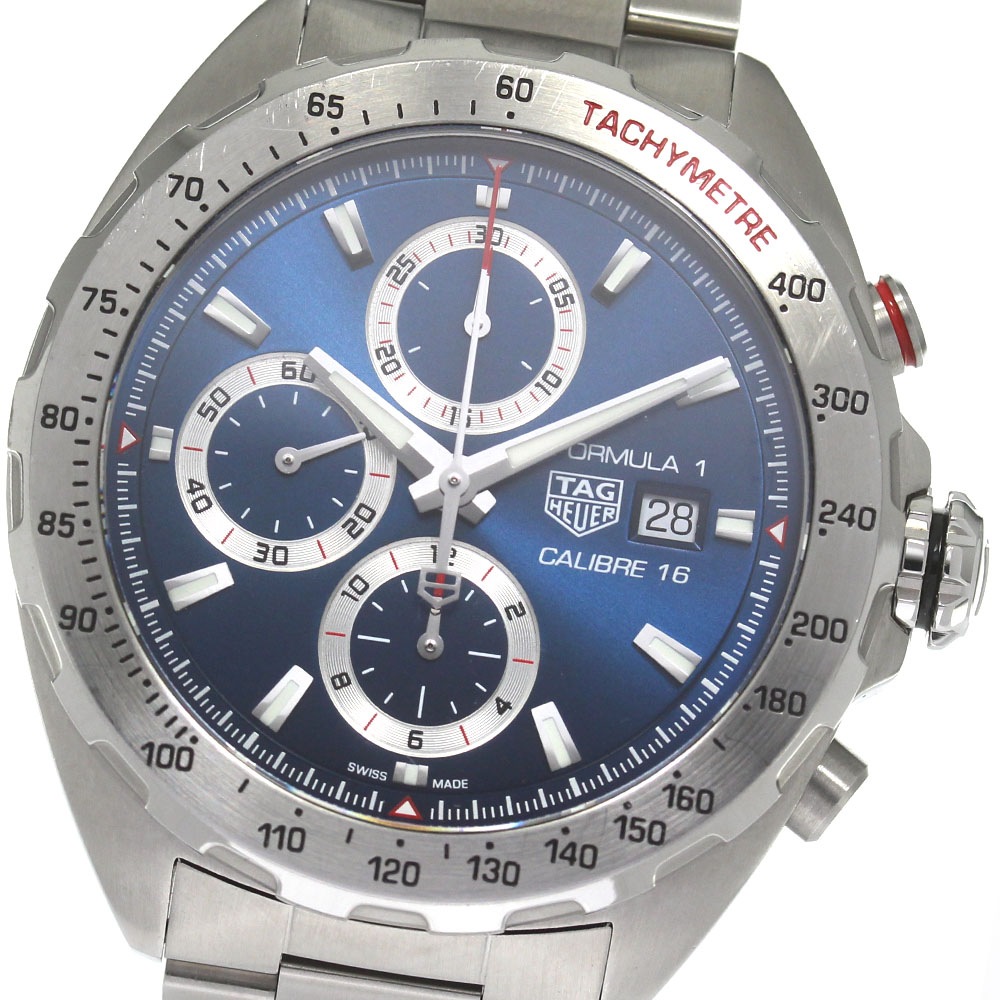 訳あり タグホイヤー TAG HEUER CAZ2015-0 フォーミュラー1 キャリバー16 クロノグラフ 自動巻き メンズ 箱保証書付き_822068【中古】 80,135円