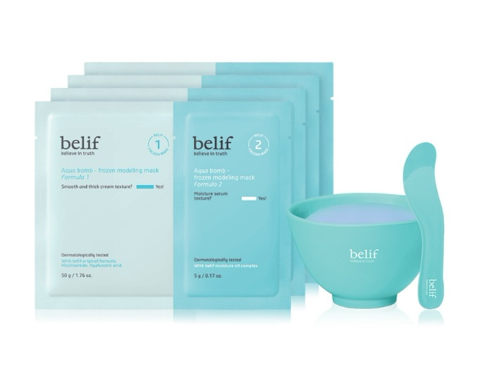 アクアバーム フローズンモデリング マスク単品 / 4SET（+スパチュラ+ミキシングボール）