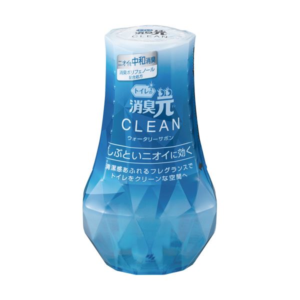 （まとめ）小林製薬 トイレの消臭元 CLEAN ウォータリーサボン 400ml 1個 [x10] 6,342円