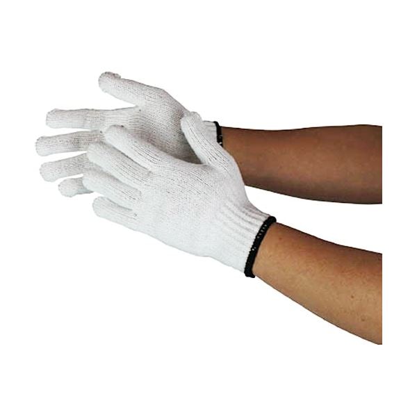 （まとめ）選べるサイズ 強力3本編軍手 L 16-L 1パック（12双） [x3セット]