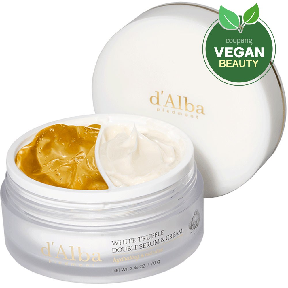 ビーガンホワイトトリュフダブルセラム＆クリーム
