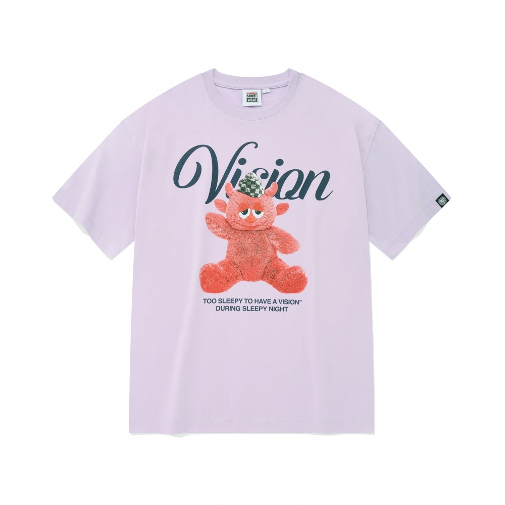 VISION StreetWEAR VSW スリーピードール Tシャツ ラベンダー 4,838円