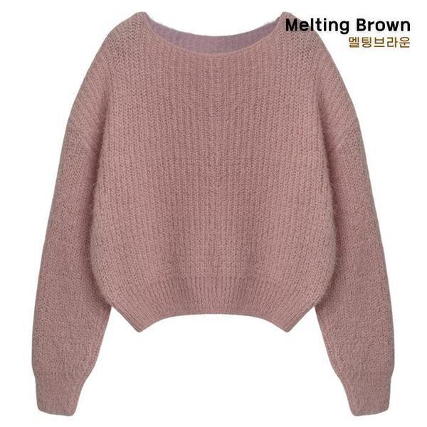 女性ニット レディース ゆったり ボートネック ニット