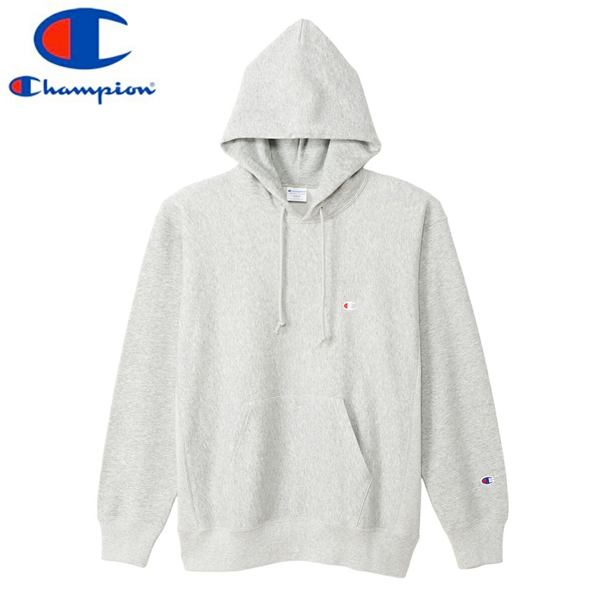 CHAMPION REVERSE WEAVE HOODED SWEATSHIRT OXFORD GRAY