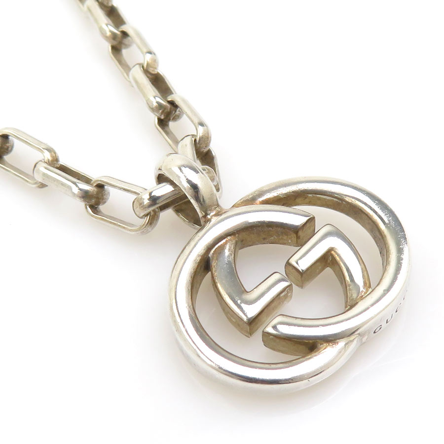 グッチ GUCCI ネックレス シルバー925 シルバー メンズ h31893a