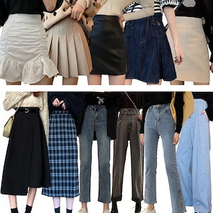 大人気！ 2025今日新入荷スカート団体ズボン韓国ファッション美脚ミニスカートサロペット入荷 選べるミ ミニスカート