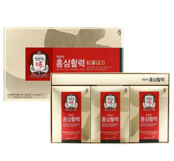 【正規品】紅参活力 紅参汁 30p, 1.2L, 1個/高麗人参 紅参 朝鮮人参 サプリメント/（ジョンガンジャン）紅参（ホンサム）6年根 高麗人参