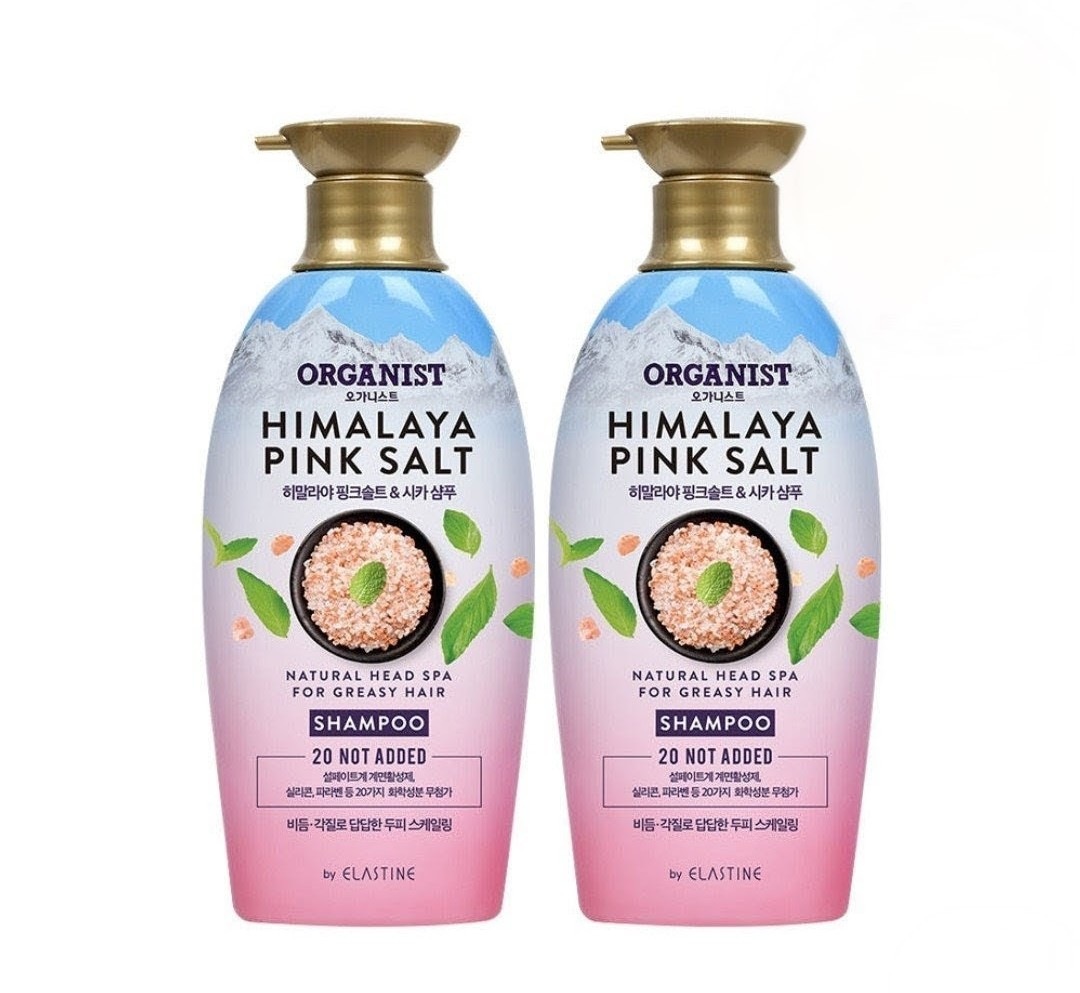 オーガニスト ピンクソルト シャンプー 500ml×2本セット頭皮ケア・フケ対策・角質除去韓国人気シャンプー