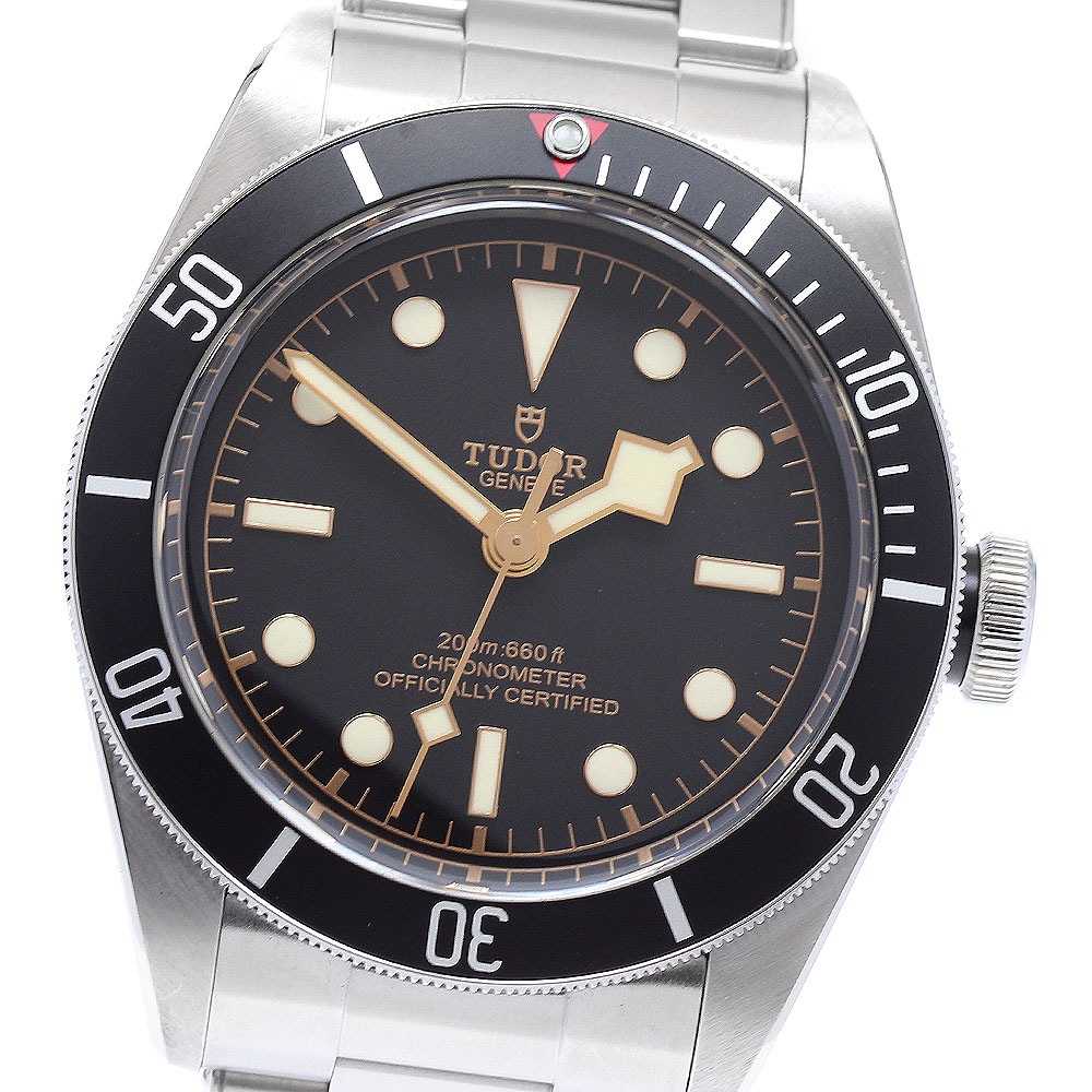 チュードル TUDOR 79230N ヘリテージ ブラックベイ 自動巻き メンズ 良品 保証書付き_891422【中古】 191,450円