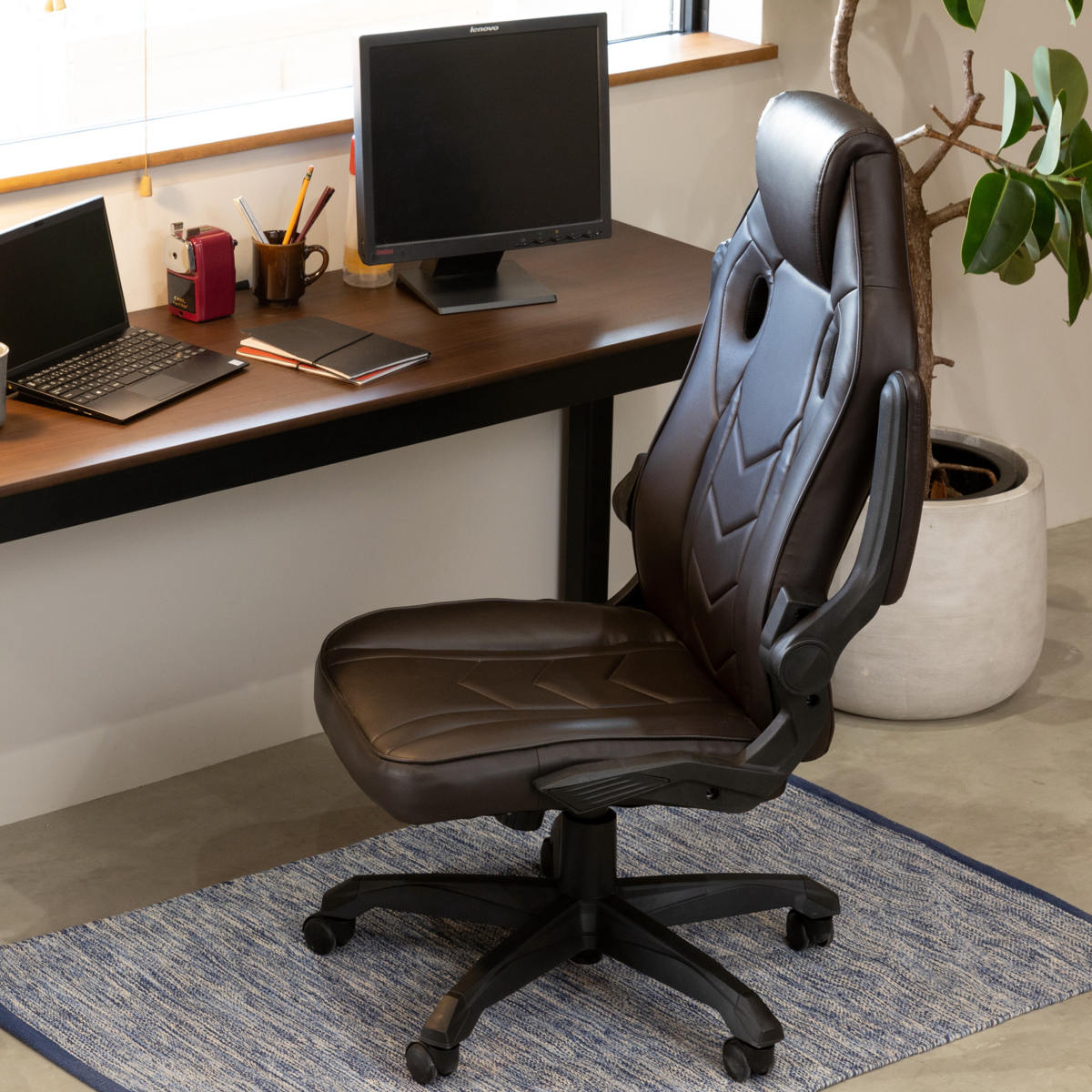 オフィスチェア 肘付 昇降式 座面高44ー54cm マンター ワークチェア パソコンチェア リクライニング 肘掛け 高さ調節 ヘッドレスト メッシュ 通気性 キャスター付き イス オフィス