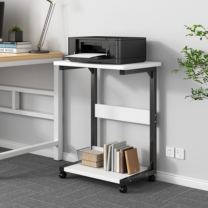 簡易ベッドサイドキャビネット可動ベッドサイドテーブルお茶棚オフィスデスクサイド収納棚物置棚プリンタラック
