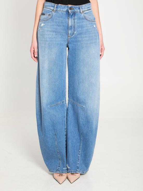 DOLCE & GABBANA Women Denim Pants FTDG9D LIGHT BLUE