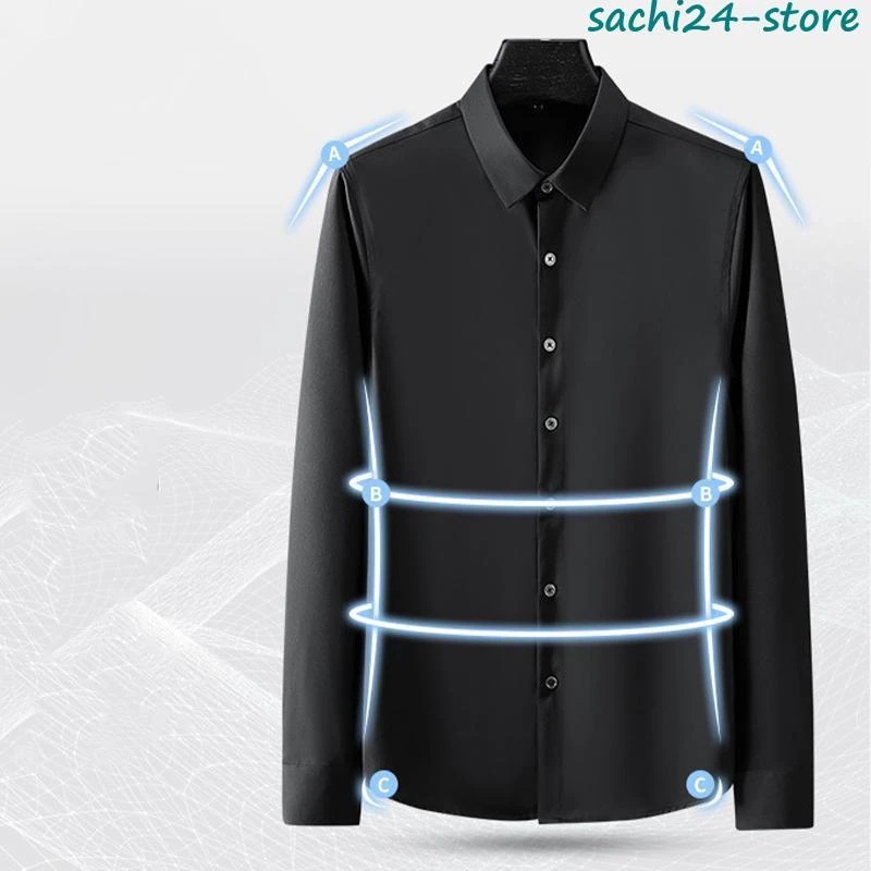 ビジネスフォーマルワイシャツスリム ビジネスシャツ ノーアイロン 長袖 カジュアル 形態安定 メンズ ノーマルモデル 標準体 カッターシャツ レギュラー ワイシャツ おしゃれ サテンシャツ