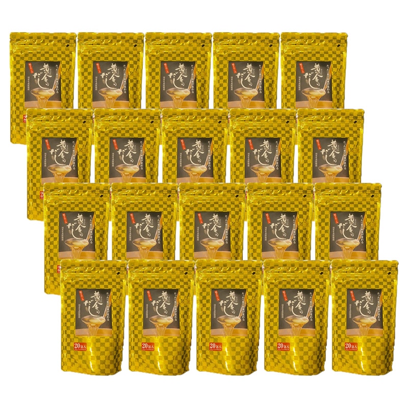 北前船のカワモト 黄金のだし 20包入 20袋セット ティーパック 出汁 味噌汁 おでん 13,350円