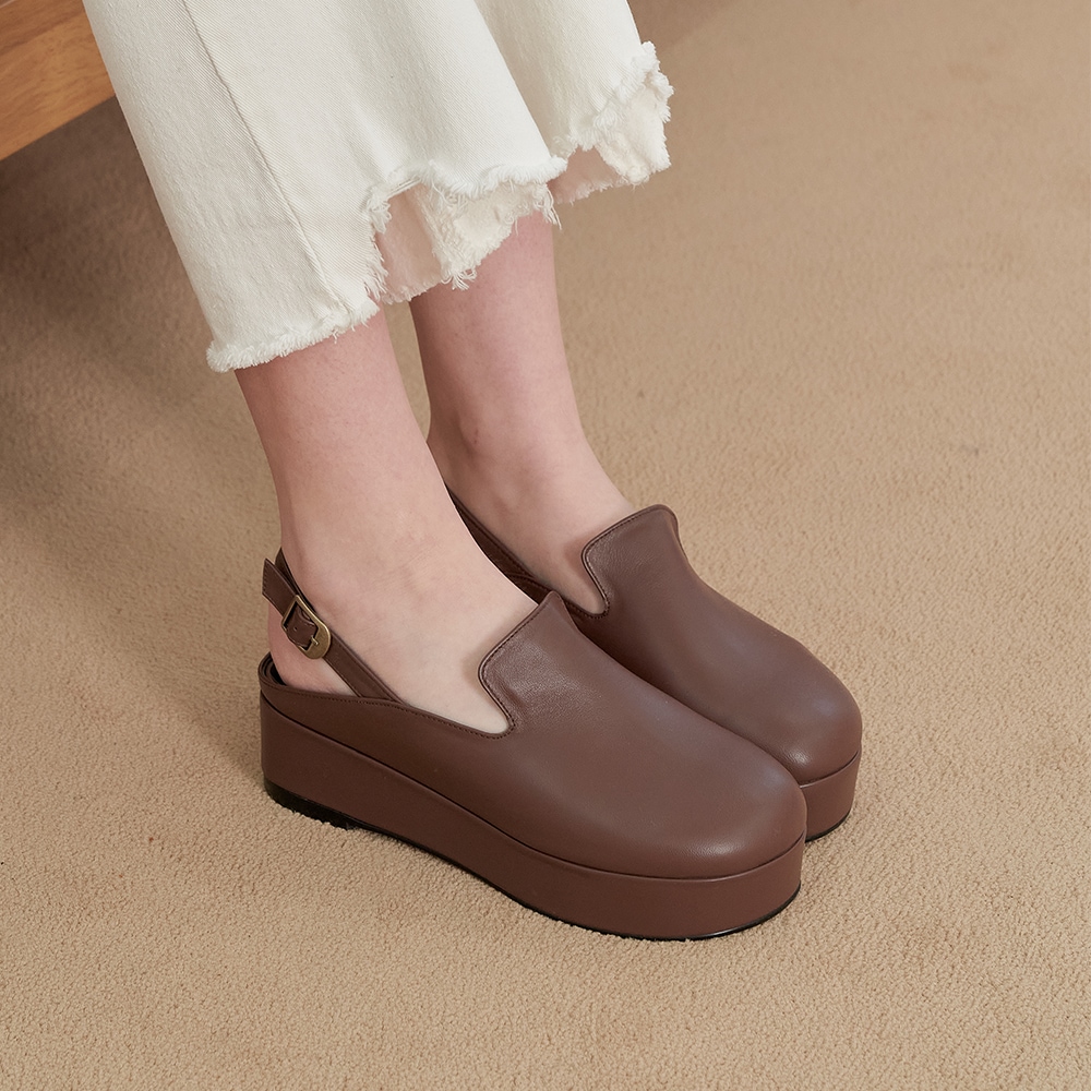 Turtle Mono Slingback_Brown