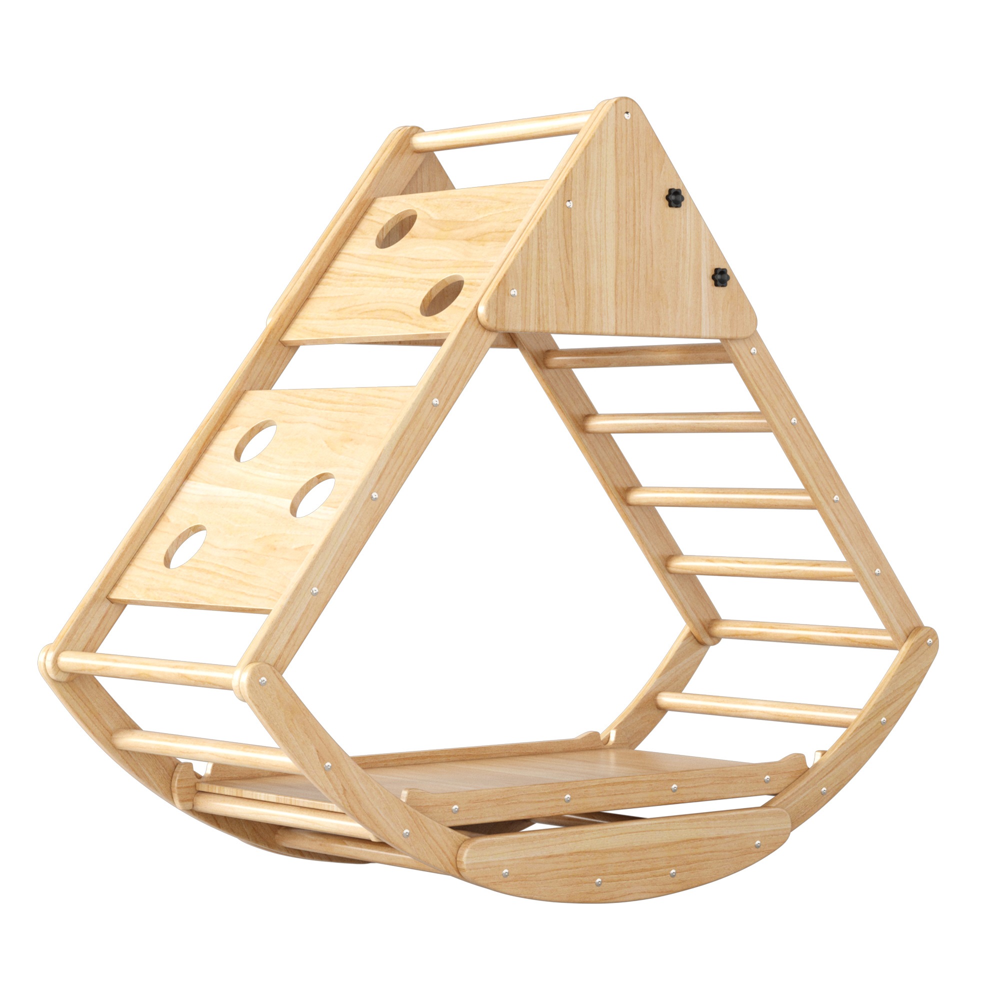 【人気商品 30日品質保証】多機能ジャングルジム 木製　すべり台 滑り台 屋内 室内用 大型遊具 室内遊具 キッズ 子供 誕生日プレゼント おもちゃ