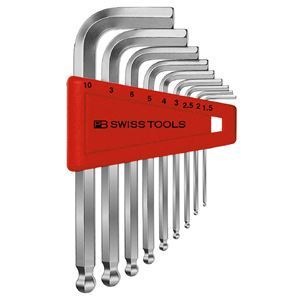 PB SWISS TOOLS 212H-10 ボール付六角棒レンチセット（パックナシ）
