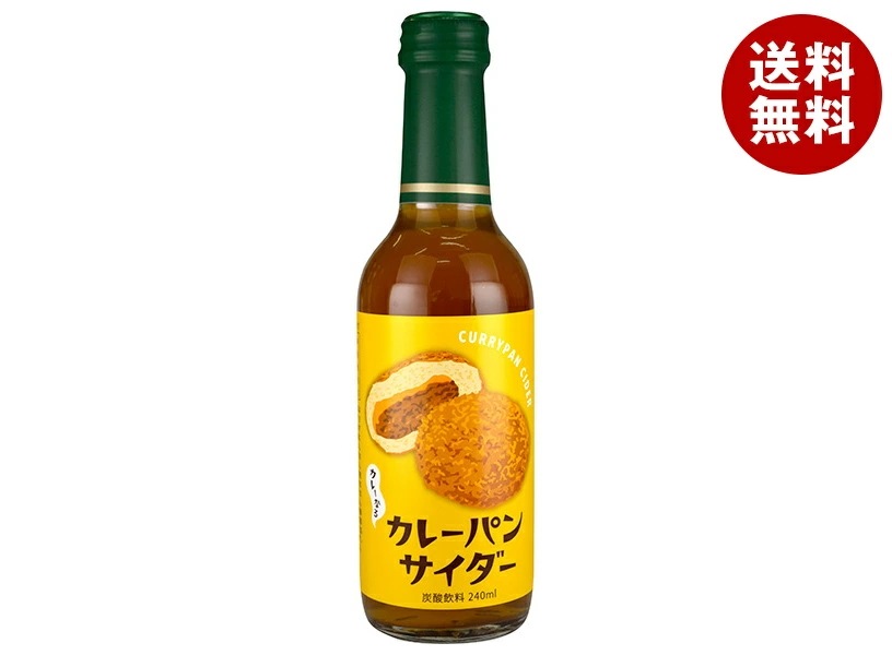 木村飲料 カレーパンサイダー 240ml瓶×20本入×(2ケース)