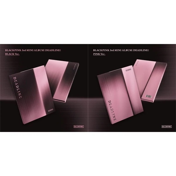 [MEGA] [2種セット] (BLACK Ver.+PINK Ver.) BLACKPINK 3rd MINI ALBUM [DEADLINE] 韓国チャート反映