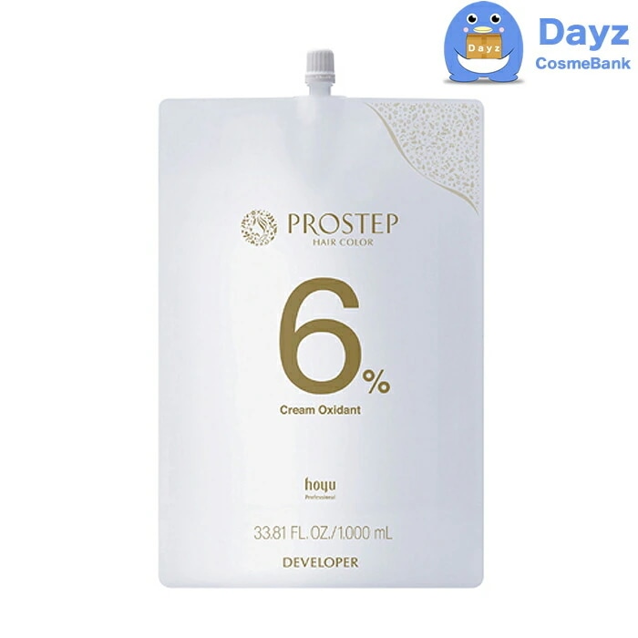 ホーユー プロステップ クリームオキシダン　6%　1000mL 6点セット 医薬部外品　　オキシ ヘアカラー カラーリング グレイカラー カラー剤　nc