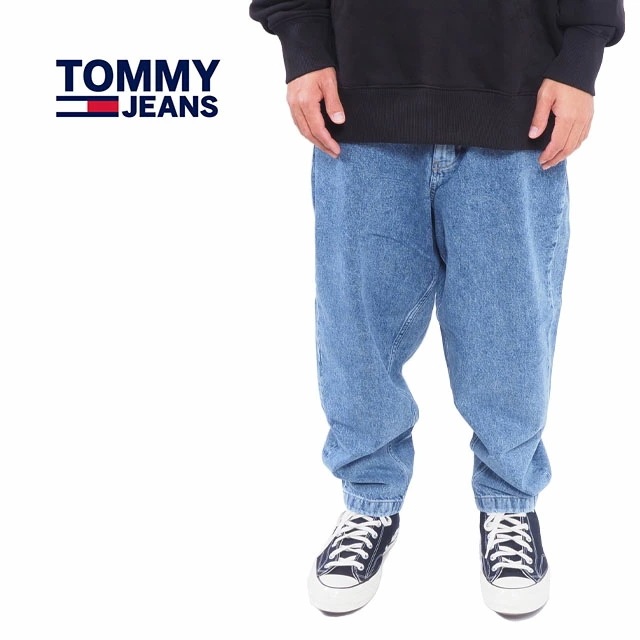 トミージーンズ TOMMYJEANS ストレッチ デニム オールインワン つなぎ