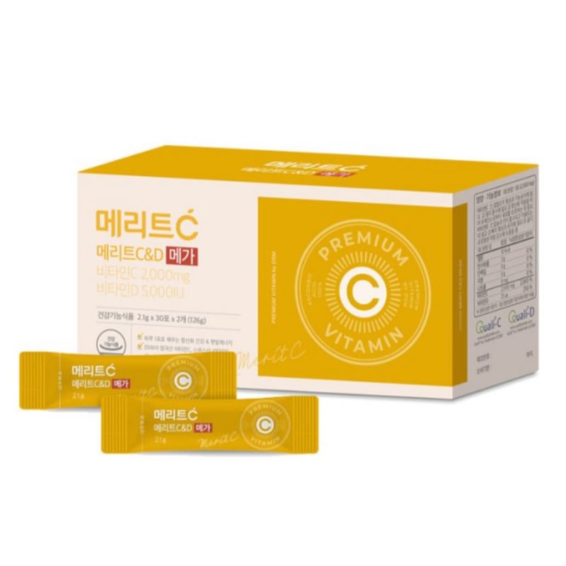 [TXT スビン PICK]ヒューオンス メリットC&D メガ 高含量 DSM ビタミンC ビタミンD