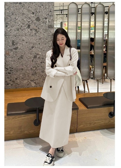 春秋の新作ゆったりとした高級韓国風カジュアルスーツツーピーススーツ茶系女性気質299 6,952円