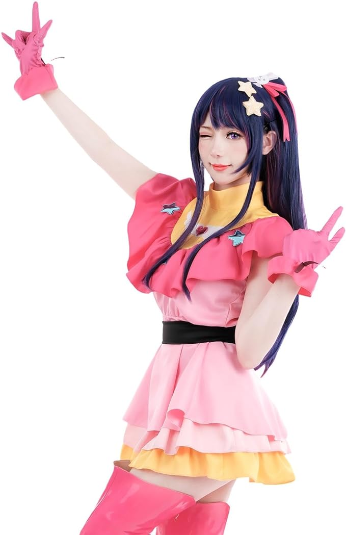 [Sky]ウィッグ付き 星野アイ 星野アクア 星野ルビー 有馬かな コスプレ アニメ コスプレ衣装 マンガ ハロウィン コスチューム アイドル 服 大人用 仮装 撮影会 イベント