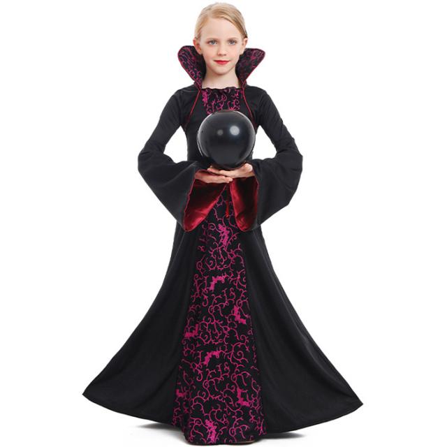 ハロウィン コスプレ 子供　巫女 悪魔 魔女 子供用 バンパイア コスチューム 女の子 ハロウイン 仮装 ハロウィーン ハロウィン衣装 ハロウィンコスチューム ワンピース コスプレ 子ども 子