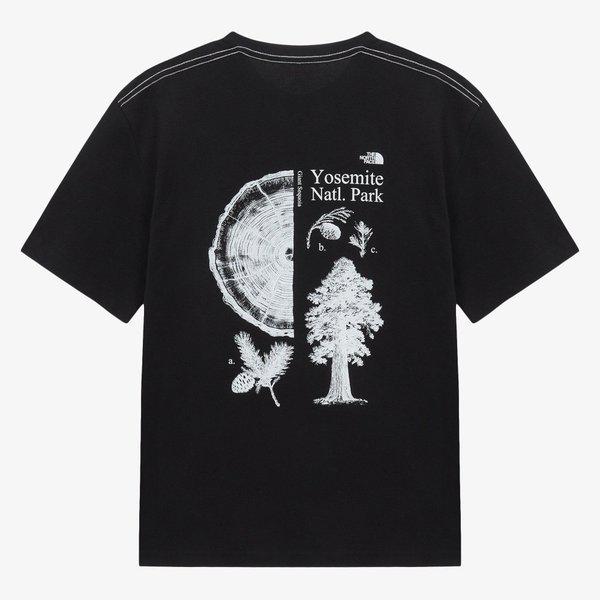 [公式] NT7US04A 男性サマーキャンプ半袖Tシャツ BLACK