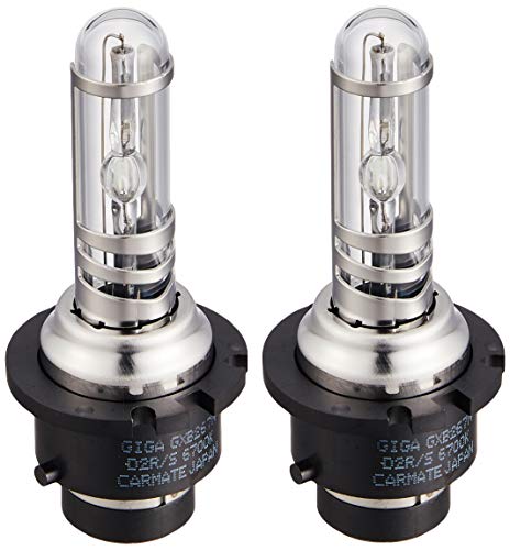 カーメイト 車用 HID ヘッドライト GIGA デュアルクス2 純正交換 D2R / D2S 共通 6700K 3000lm 車検対応 3年保