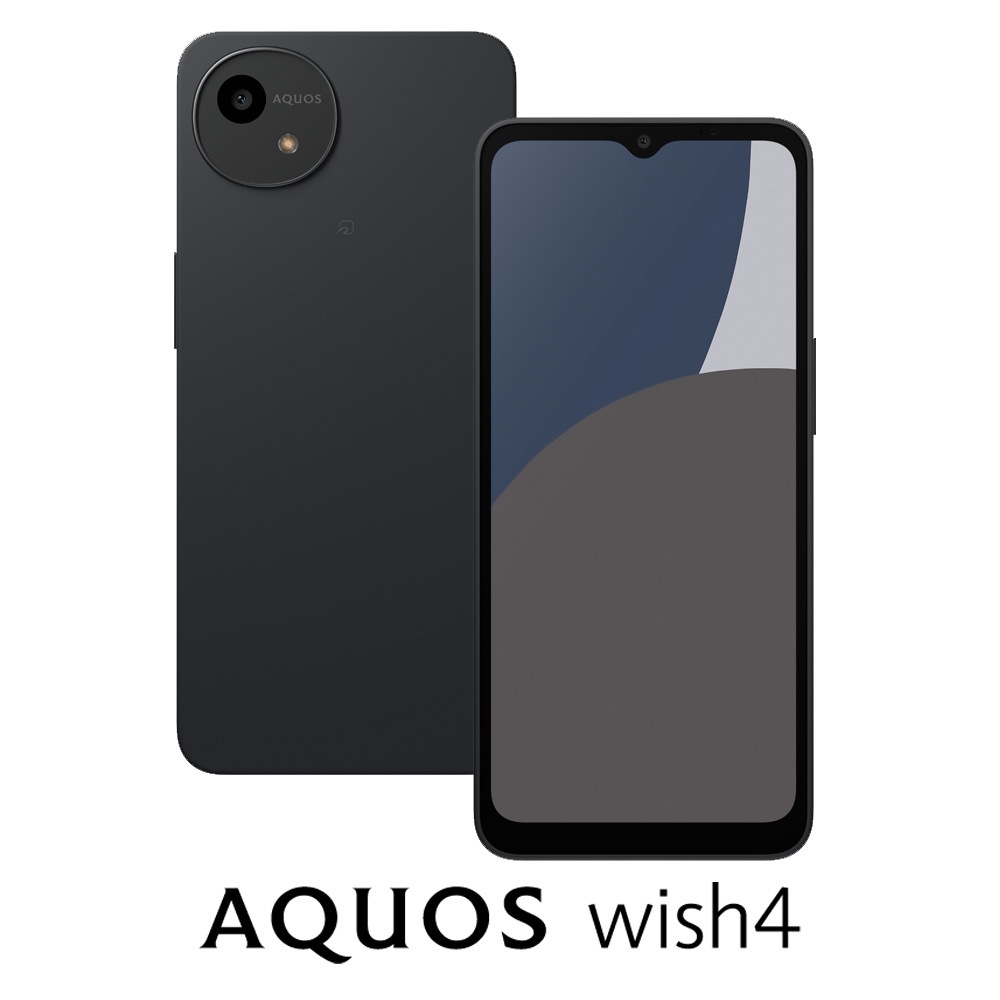 SHARP（シャープ） SH-M27-B AQUOS wish4（4GB/64GB）　ブラック（SIMフリー版） SHM27B