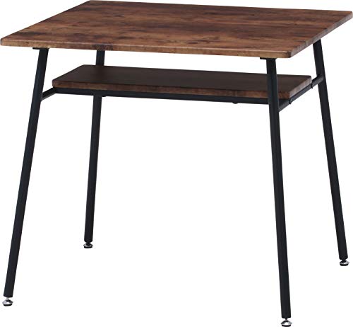 不二貿易 ダイニングテーブル テーブル 1人用 2人用 一人暮らし 単身 ヴィンテージ風 木目調 収