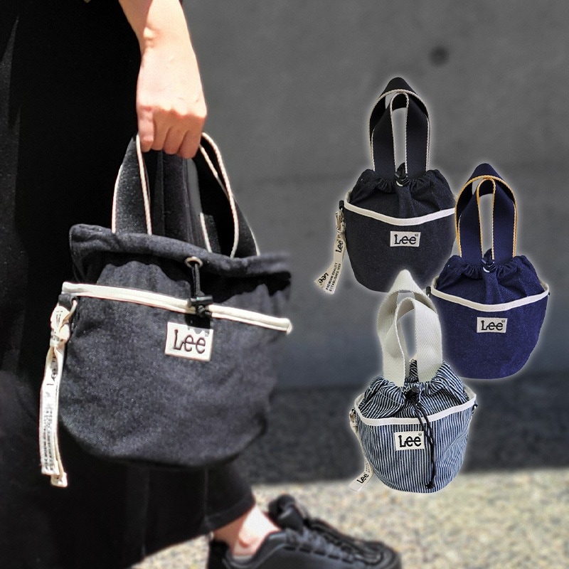 トートバッグ スクエア ランチバッグ ランチトート デニム ミニトート