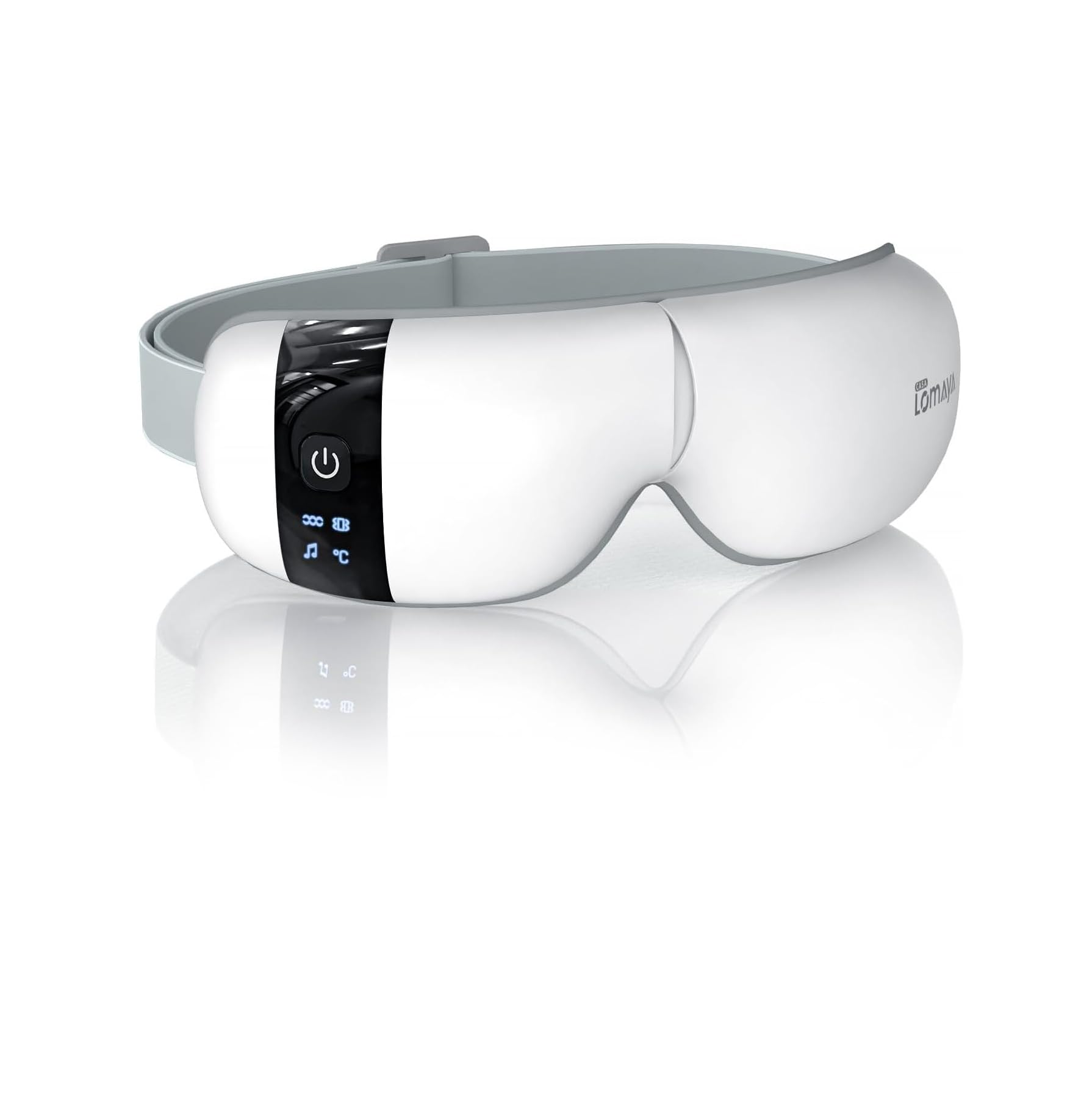 アイウォーマー ホットアイマスク 360エアバッグ 折り畳み式 目元ケア (振動×空気圧×グラフェン加熱) USB充電式 Bluetooth音楽 自動オフタイマー 液晶ディスプレイ 簡単 軽量 記念