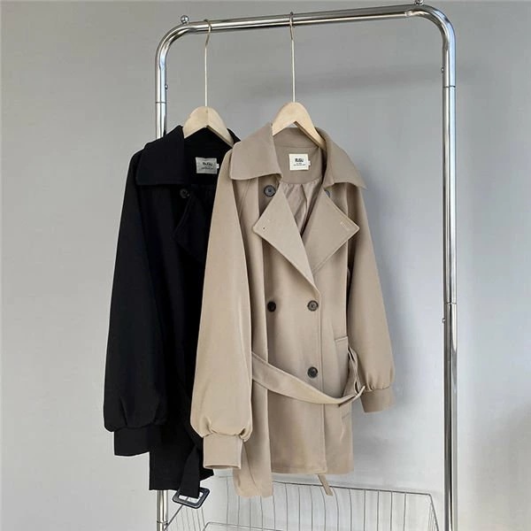 トレンチコート スプリングコート レディース コート アウター 秋服 ロング丈 カジュアル 入学式 卒業式 通勤 通学 入園式 バレンタイン プレゼント