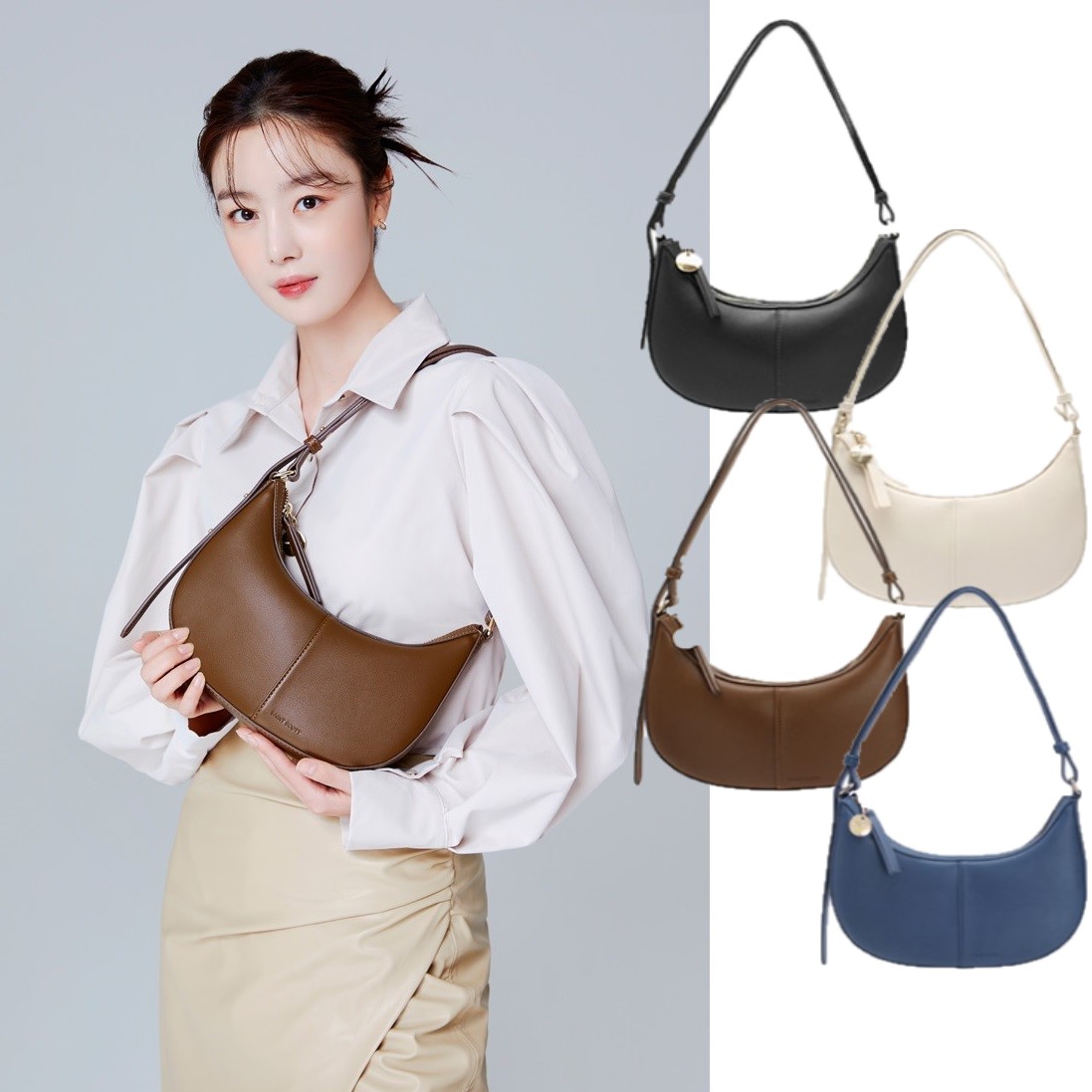 [SAINT SCOTT] 23S/S 韓国大人気ルーシーホボバッグ [5色]