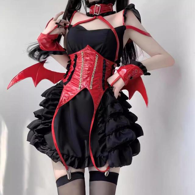 メイド服 メイド セクシー コスプレ エロ 小悪魔 過激 エッチ な えろい ランジェリー 下着 透け シースルー ベビードール コスチューム デビル ウィッチ 吸血鬼 魔女 ワンピース エプロン 可