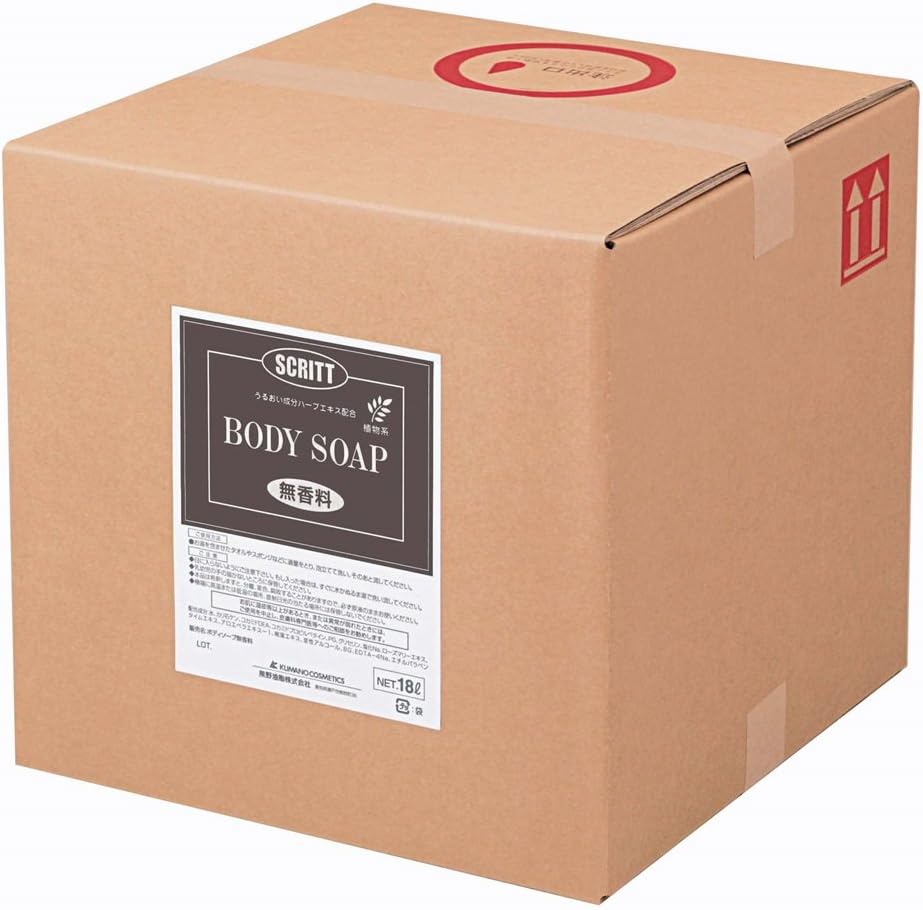 熊野油脂 業務用 SCRITT スクリット 無香料ボディソープ 18L