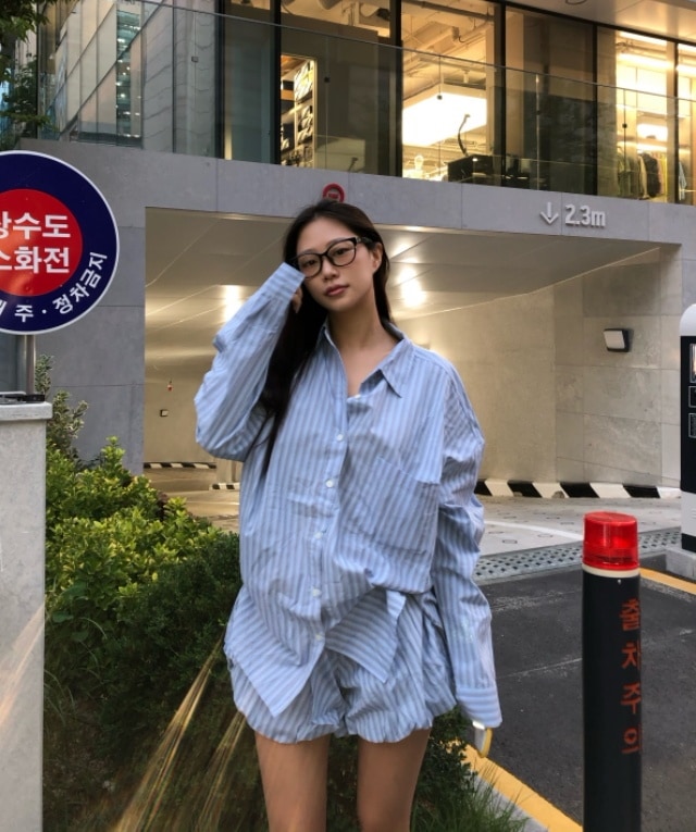 Anne stripe shirt [2color]