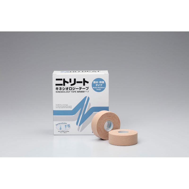 ニトリート NITREAT キネシオロジ-テ-プ(撥水タイプ) 12巻入リ テーピング (NKH-25)