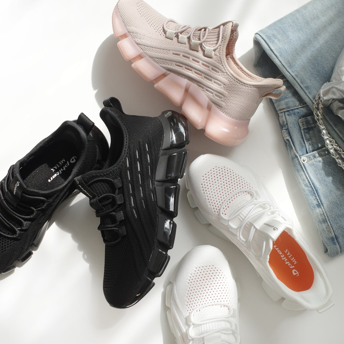 ファイテンリカバリースニーカーレディース機能性スリッポン レディース