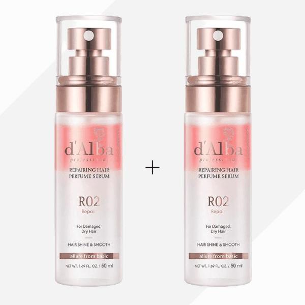 ダルバ プロフェッショナル リペアリング ヘアパフューム セラム ロゼフリージア 50ml 2個
