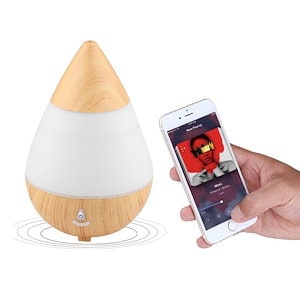 音楽機能付 超音波式加湿器 スピーカー搭載アロマ加湿器 加湿器7色 アロマディフューザー きれいなミ