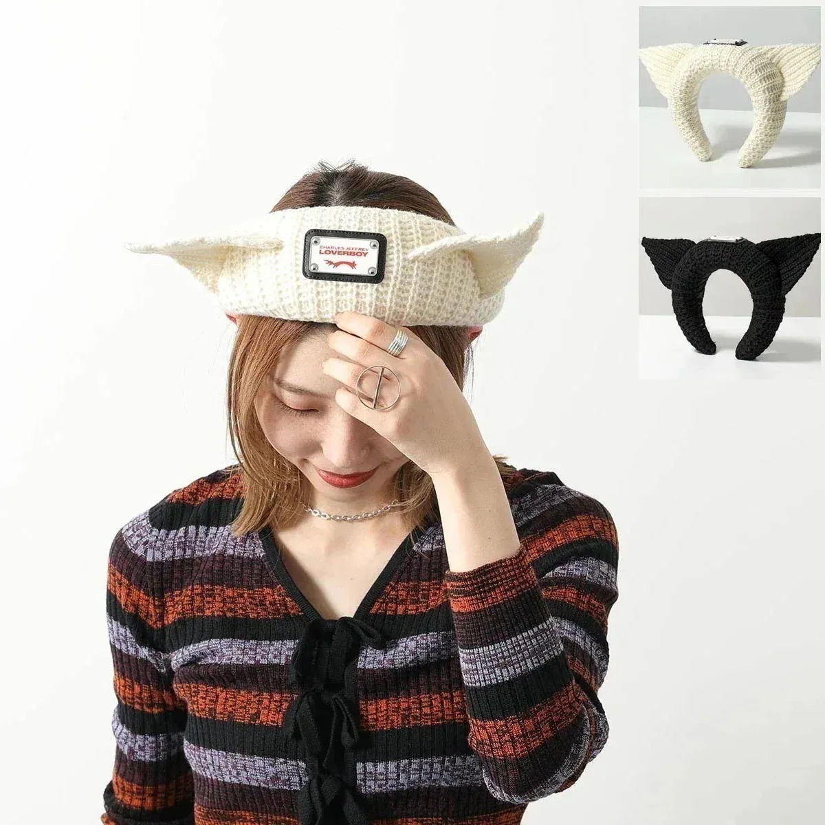 CHARLES JEFFREY LOVERBOY チャールズジェフリーラバーボーイ カチューシャ EARS ALICE BAND 43130602 431306