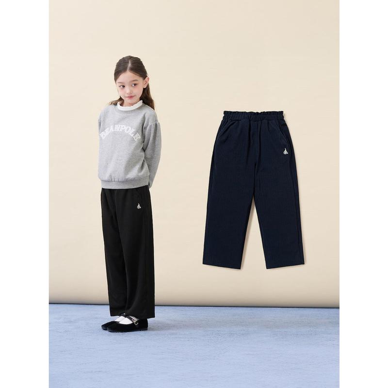 26SS 女児 リブ 女児 ワイドパンツ